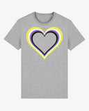Non-binary Heart T-shirt