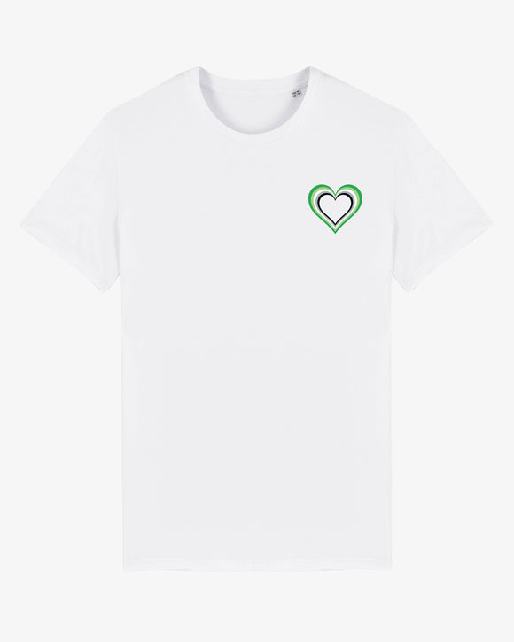 Aromantic Small Heart T-Shirt