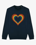 LGBTQIA+ Heart Sweatshirt