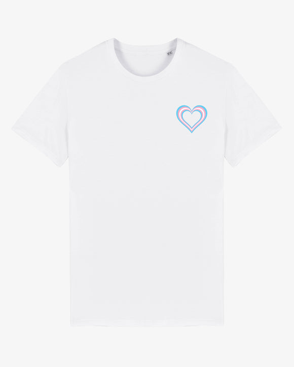 Transgender Small Heart T-shirt